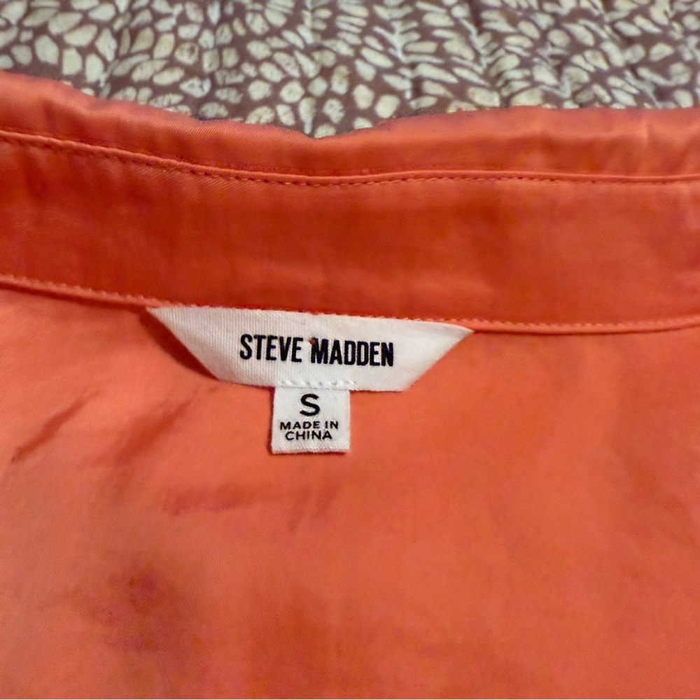 Spring Rose Steve Madden Augustina top S - Picture 4 of 7